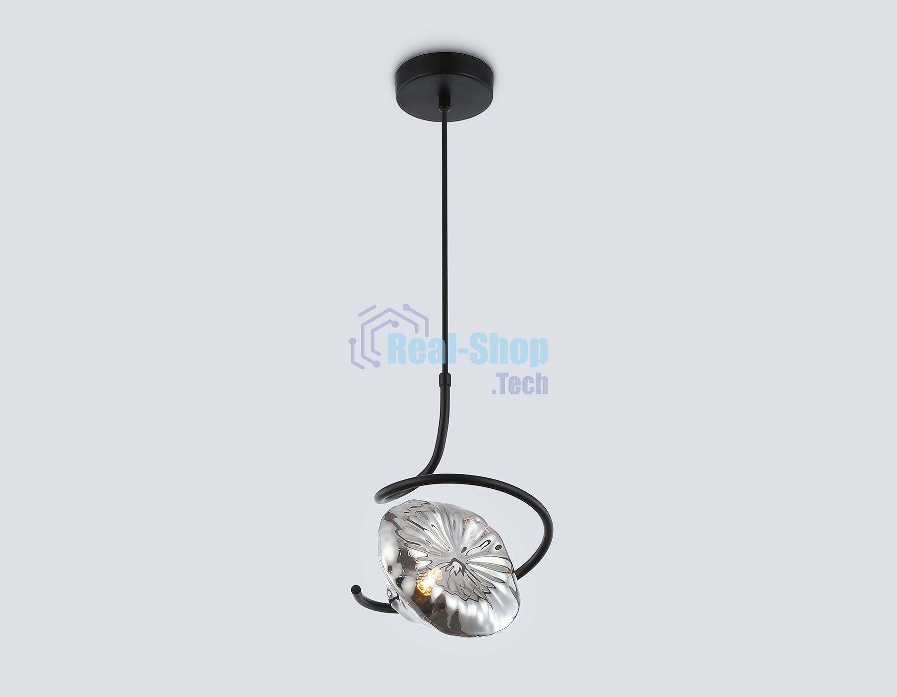 Светильник Ambrella light LH15001 BK/SM черный/дымчатый G9 max 40W D190*1400