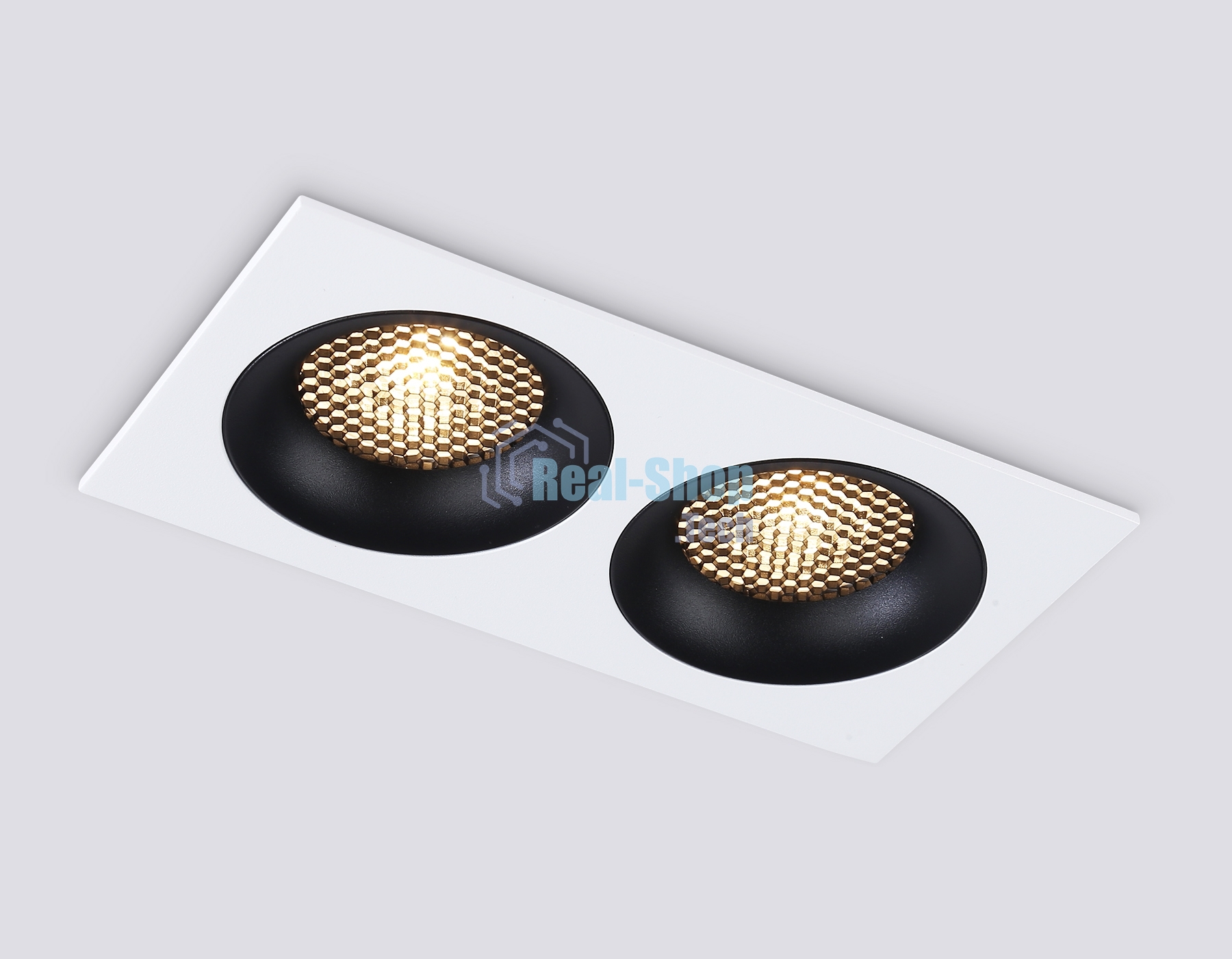 Светильник встраиваемый Ambrella light TN102732/2 WH/BK белый/черный GU5.3 175*92*23