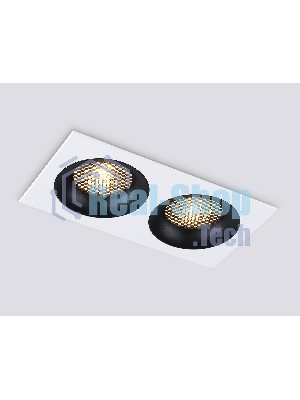 Светильник встраиваемый Ambrella light TN102732/2 WH/BK белый/черный GU5.3 175*92*23
