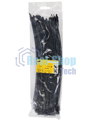 Хомут кабельный 4.8х300 нейл. черный (уп. 100 шт) IEK UHH32-D048-300-100