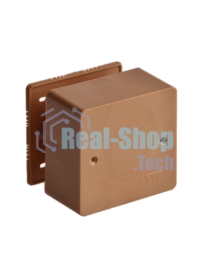 Коробка универсальная для кабель-каналов 85х85х45 корич. IP40 Рувинил 65015К