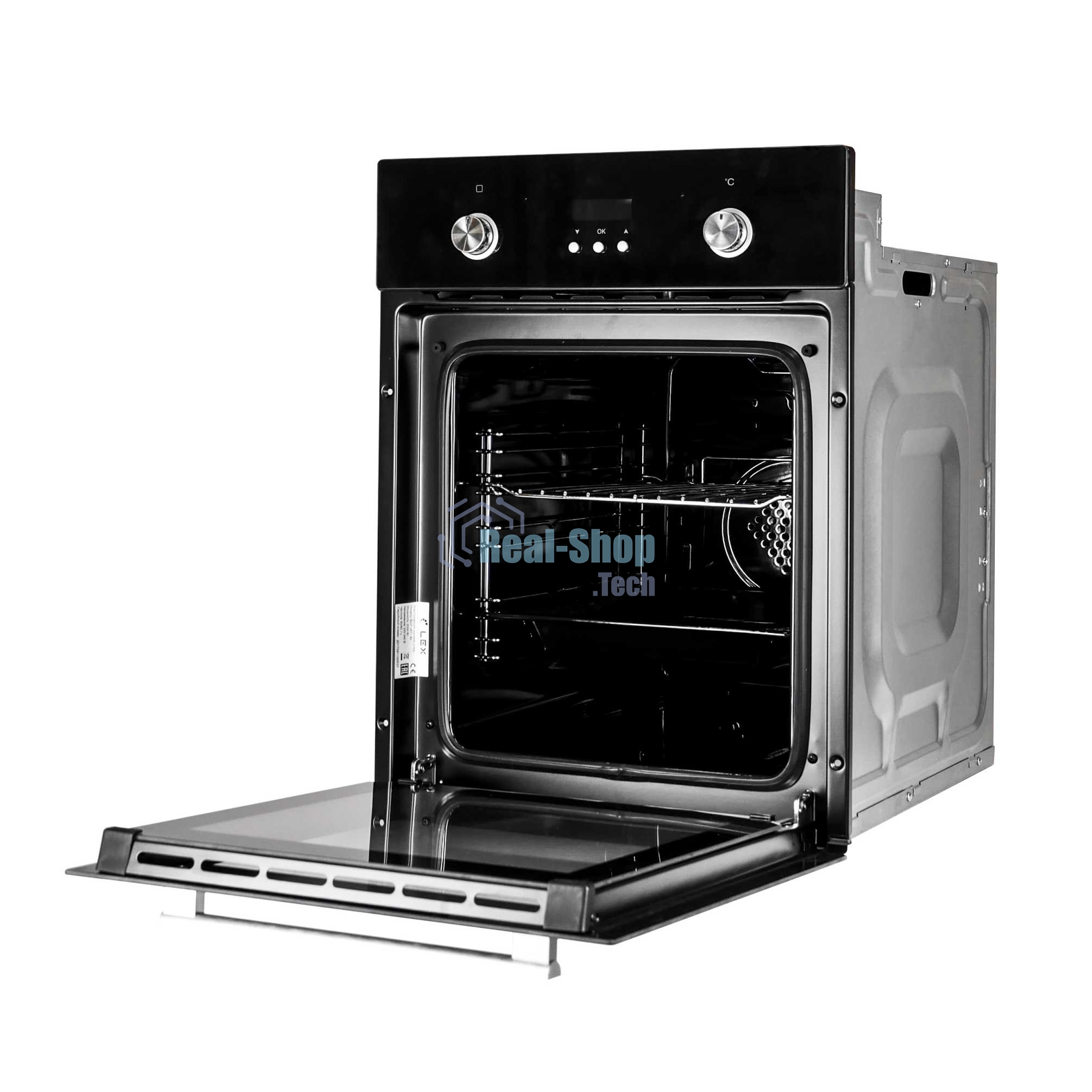 Духовой шкаф LEX EDP 4571 BLобъем 55л, LED таймер, 7 функций, встраиваемый