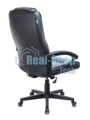 Кресло руководителя Бюрократ T-9906N/BLACK черный, кожа