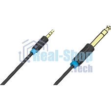 Кабель Vention аудио Jack 6,5 мм M/3,5 M - 5 м