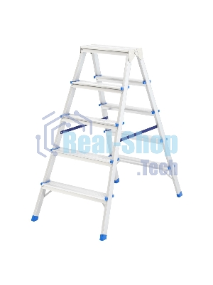 Стремянка двусторонняя Сибртех 5ст., алюминиевая