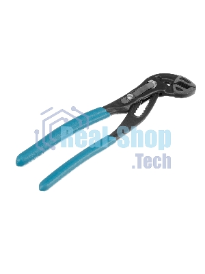 Клещи переставные Gross кнопочный механизм, обливные рукоятки, 180 мм