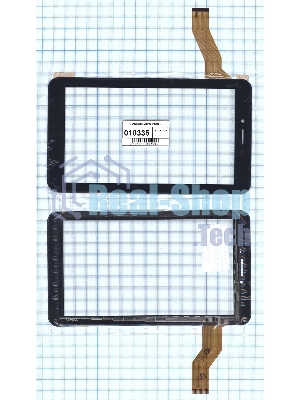 Сенсорное стекло (тачскрин) для Digma Plane 7 черное