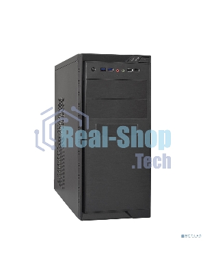 Компьютерный корпус Minitower ExeGate MA-372UX Black, mATX UN350, 120мм 2*USB+2*USB3.0, Audio