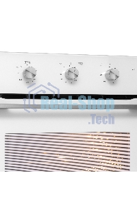 Шкаф духовой газовый с электрическим грилем Maunfeld MOGS703W, встраиваемый