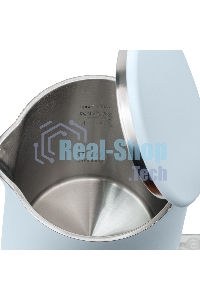 Чайник электрический Galaxy Line GL 0327, небесный, пластик, 1800 Вт, 1,5 л