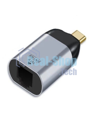 Переходник Type-C папа на RJ45 мама
