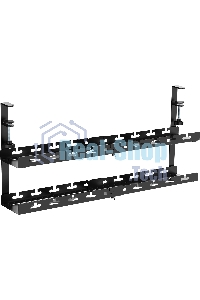 Кабель-канал Cactus CS-CM-700-2BK для столов 72.8x13.5x34.2 см черный