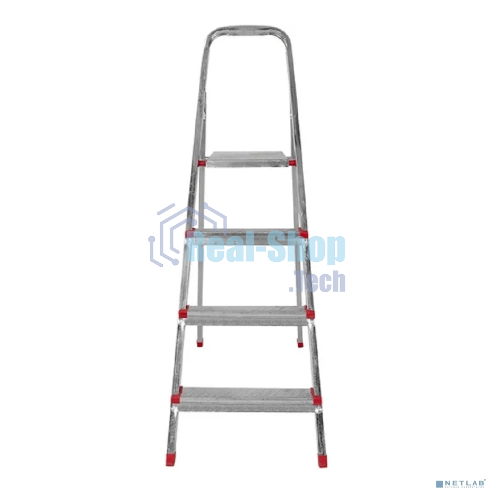 Стремянка металлическая Rexant 4 ступеньки, усиленный профиль