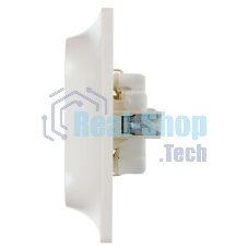 Systeme Electric Glossa Перламутр Розетка 2-ая с/з , 16А (в сборе)