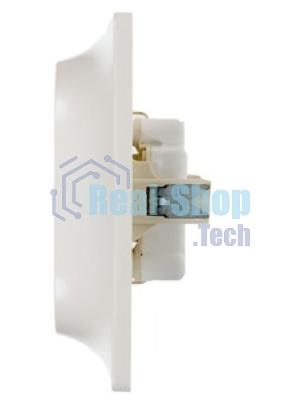 Systeme Electric Glossa Перламутр Розетка 2-ая с/з , 16А (в сборе)