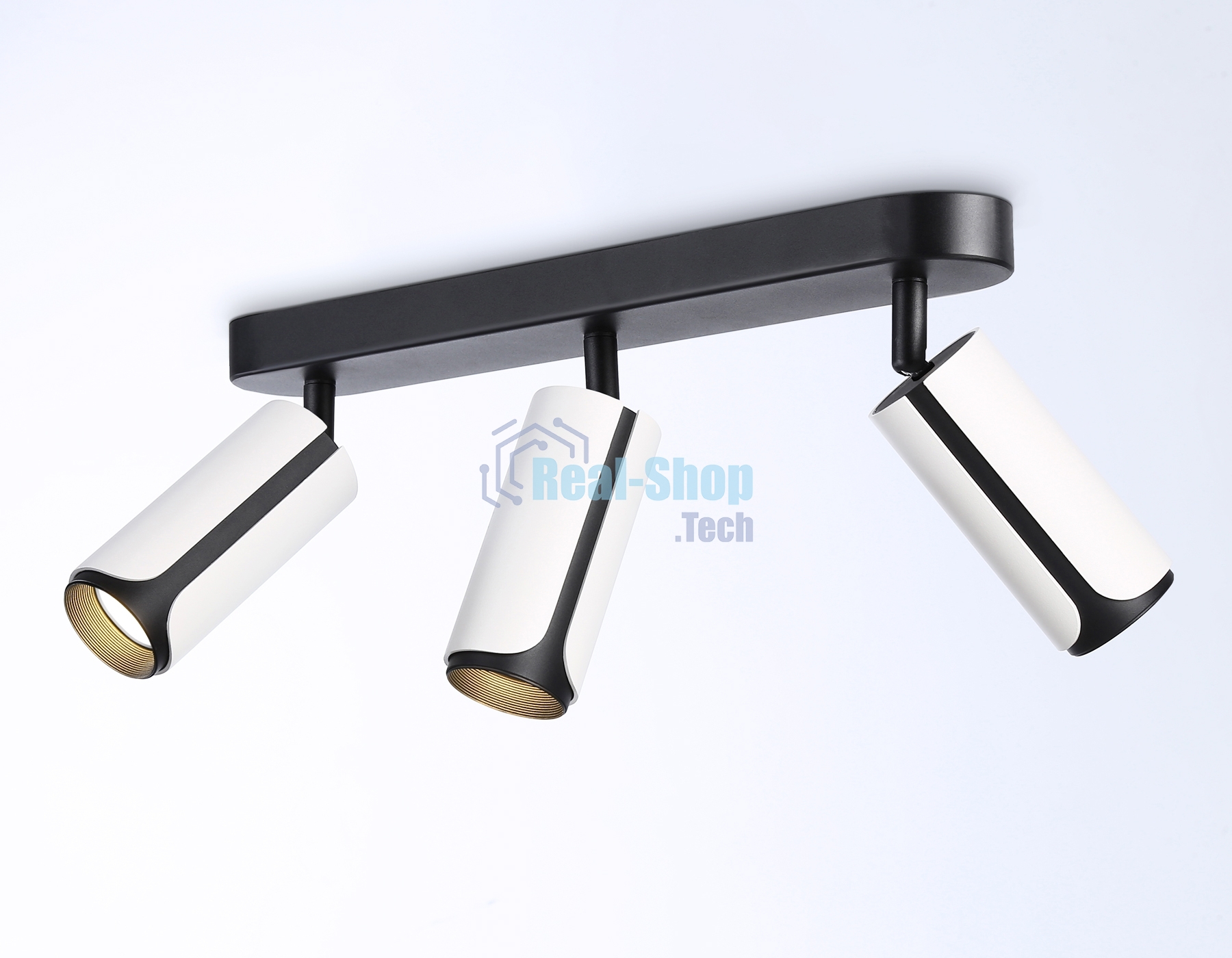 Светильник Ambrella light TN51603/3 WH/BK белый/черный GU10/3 380*60*195