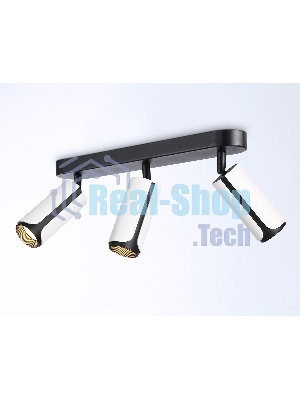 Светильник Ambrella light TN51603/3 WH/BK белый/черный GU10/3 380*60*195