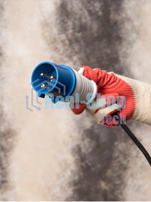 Вилка эл. каб. 32А 2P+РЕ 220В IP44 (023) EKF ps-023-32-220