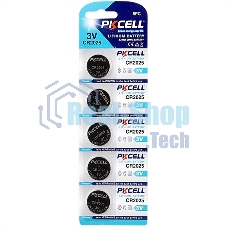 Литиевый элемент питания PKCELL CR2025-5B тип - CR2025 5 шт в блистере