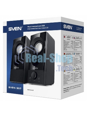 Акустическая система SVEN 357, черный (6 Вт, питание USB)
