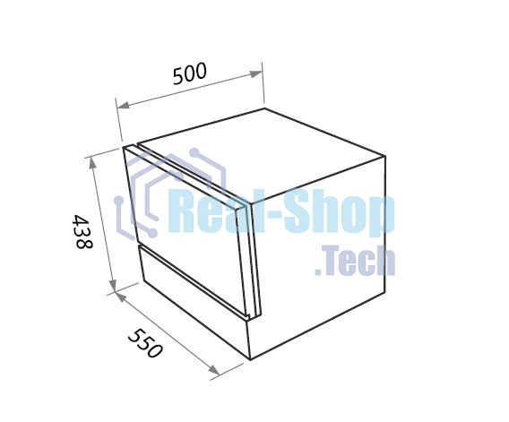 Посудомоечная машина Maunfeld MLP 06S, белый, 55 см, 6 компл., 49 дБ, класс A+