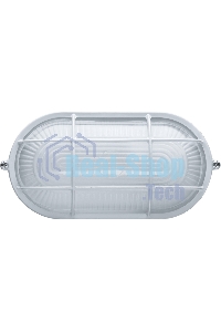 Светильник Navigator ЛОН NBL-O2-60-E27/WH 1х60Вт E27 IP54 (аналог НПБ 1402 бел. овал с решеткой 60Вт)