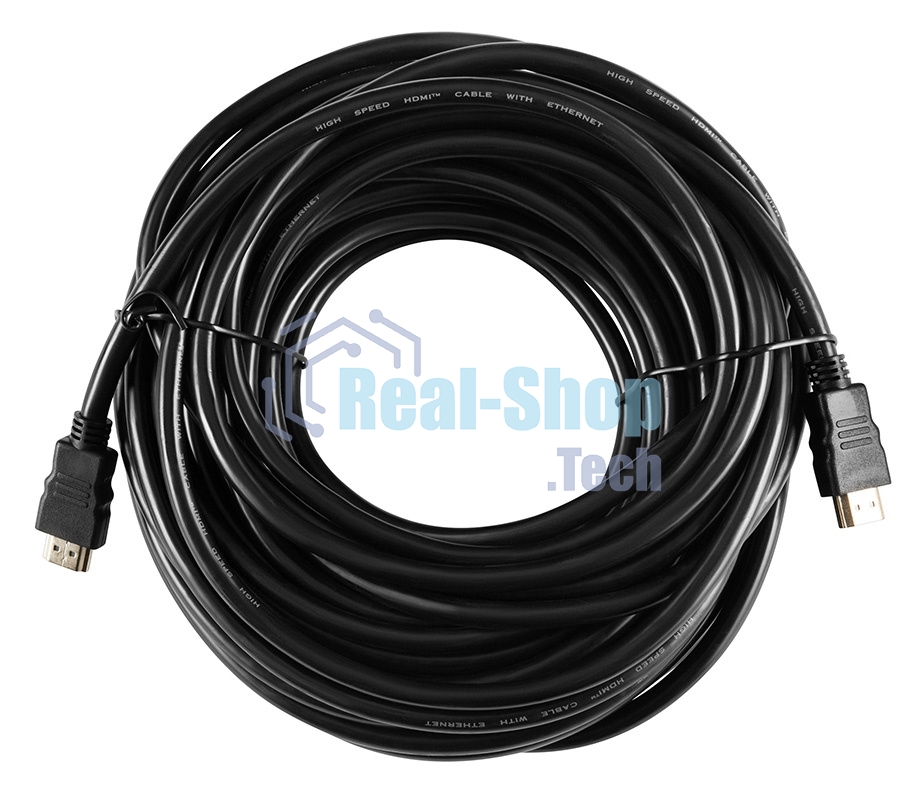 Кабель аудио-видео Buro HDMI (m)/HDMI (m) 15м. черный