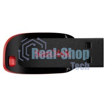 Флешка USB Sandisk CZ50 Cruzer Blade (SDCZ50-064G-B35), 64Gb, USB 2.0, R/W 15/4, черный/красный