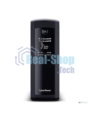 Источник бесперебойного питания UPS CyberPower VP1200ELCD Line-Interactive 1200VA/720W USB/RS-232/RJ11/45 (4 + 1 EURO)