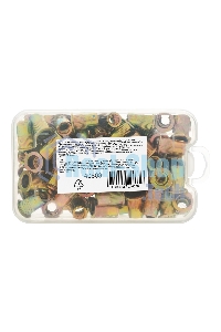 Заклепки резьбовые Denzel стальные, оцинкованные, М6, пластиковый кейс, 70 шт.