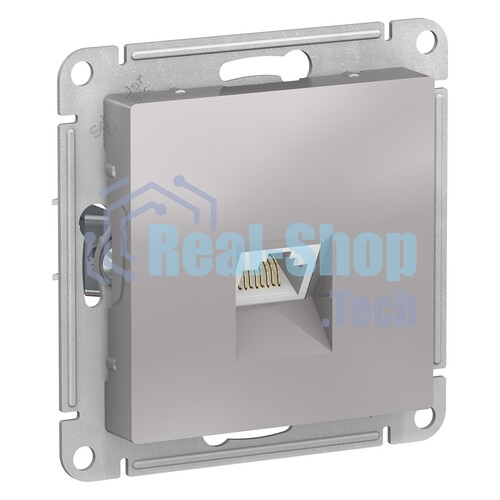 Механизм розетки компьютерной AtlasDesign RJ45 алюм. SchE ATN000383