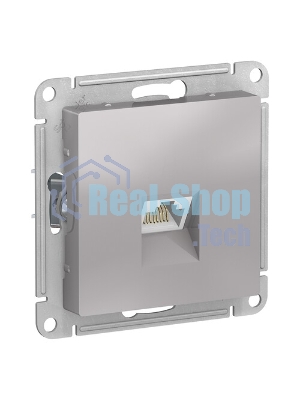 Механизм розетки компьютерной AtlasDesign RJ45 алюм. SchE ATN000383