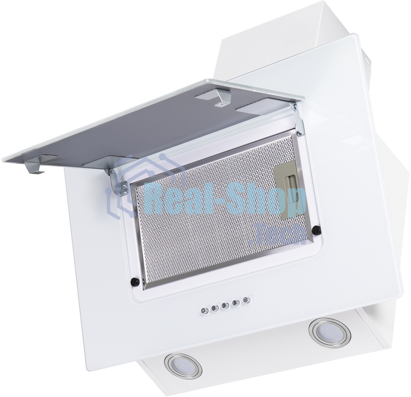 Вытяжка наклонная HOMSair Elf Push 60 белый, 60 см, 650 куб. м/ч, 47 дБ