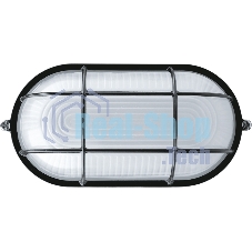 Светильник Navigator ЛОН NBL-O2-60-E27/BL 1х60Вт E27 IP54 (аналог НПБ 1402 черный овал с решеткой 60Вт)