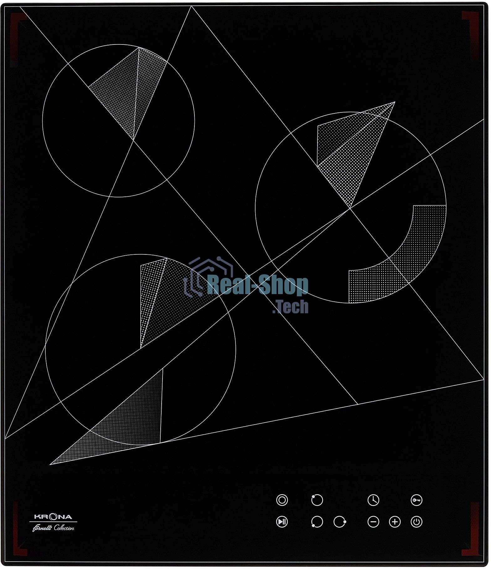 Варочная панель электрическая Krona FIDATO 45 BL