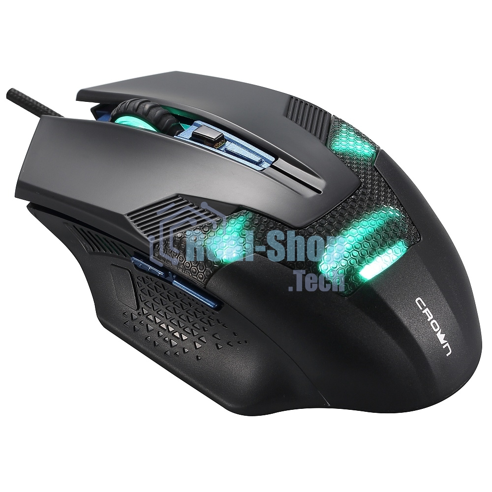 Мышь проводная CROWN Gaming CMG-04 blue