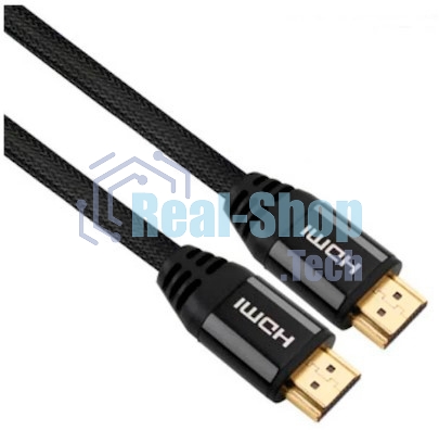 Кабель аудио-видео Ultra HD 8K HDMI (m)/HDMI (m) 1м. позолоченные контакты черный