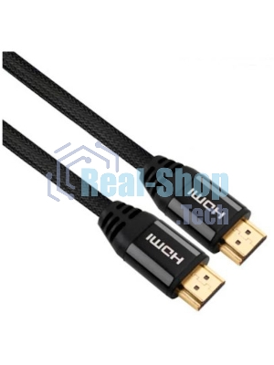 Кабель аудио-видео Ultra HD 8K HDMI (m)/HDMI (m) 1м. позолоченные контакты черный