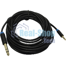 Кабель Vention аудио Jack 6,5 мм M/3,5 M - 5 м
