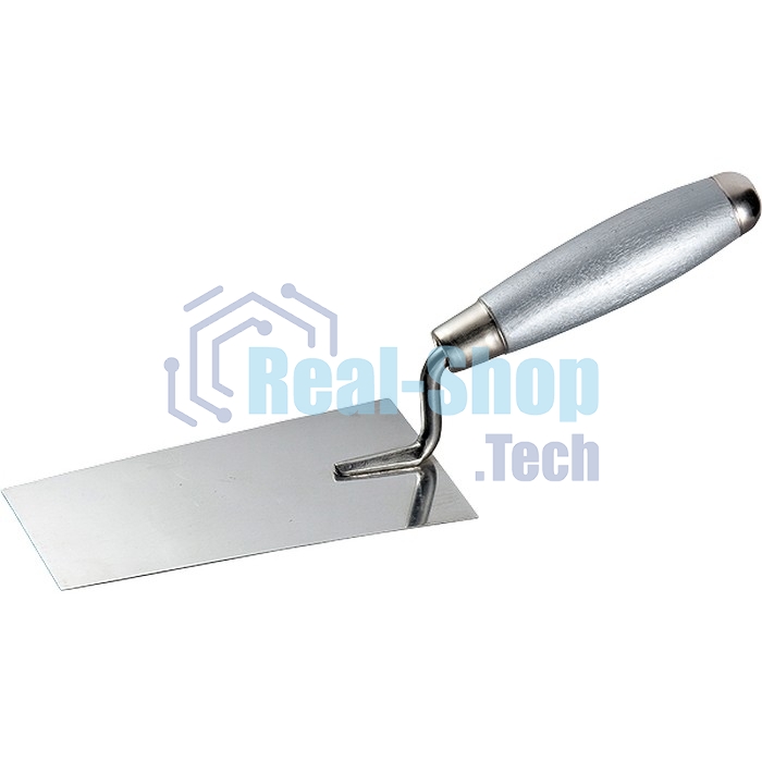 Кельма Matrix из нерж. стали, 160x84 мм, деревянная ручка MASTER