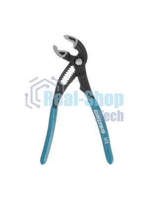 Клещи переставные Gross кнопочный механизм, обливные рукоятки, 180 мм