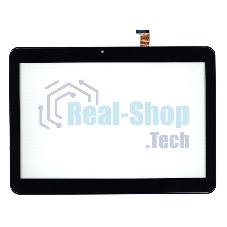 Сенсорное стекло (тачскрин) DP101514-F1 черное