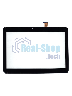 Сенсорное стекло (тачскрин) DP101514-F1 черное