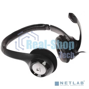 Гарнитура проводная Logitech Headset Logitech H390 USB черный