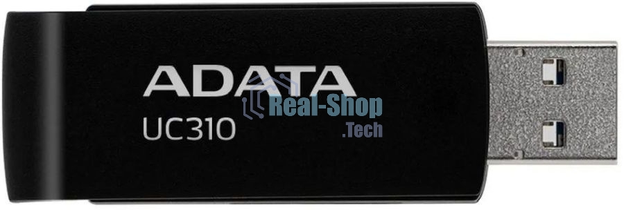 Флешка USB ADATA UC310 (UC310-64G-RBK), 64Gb, USB 3.2, R/W 100/30, черный