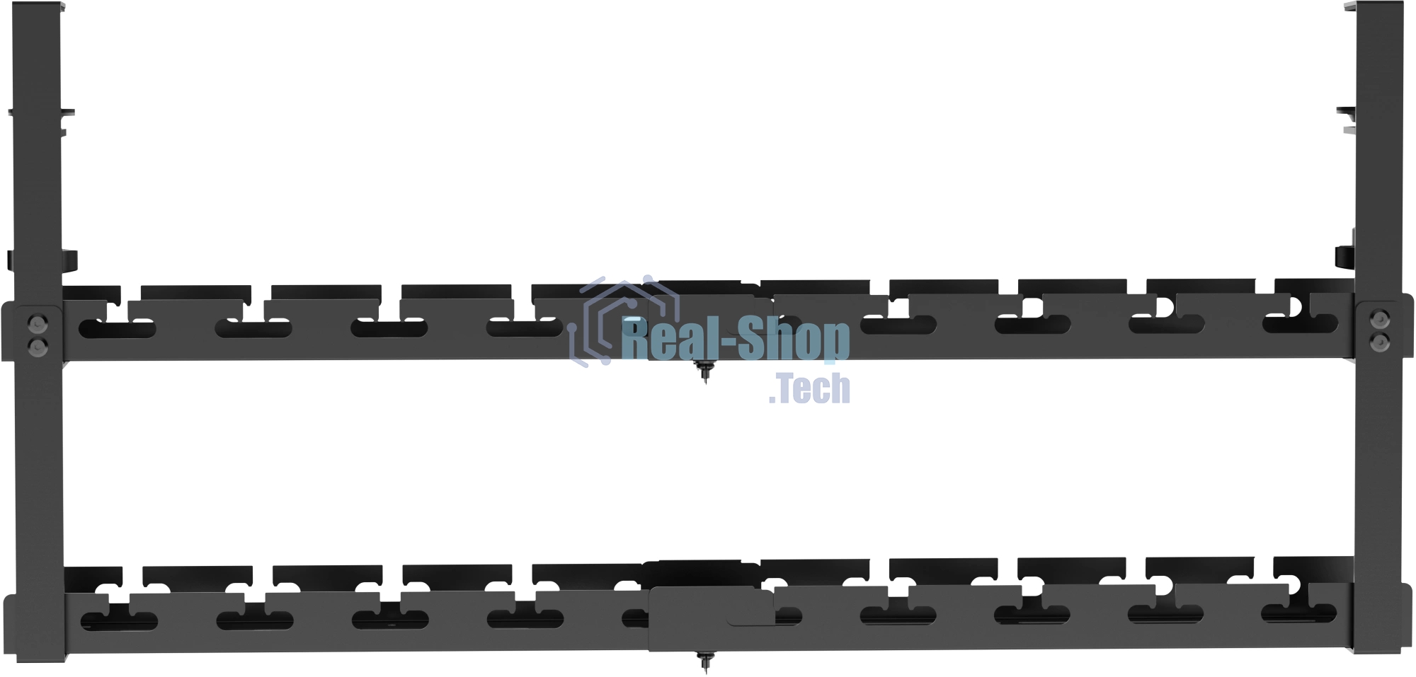 Кабель-канал Cactus CS-CM-700-2BK для столов 72.8x13.5x34.2 см черный