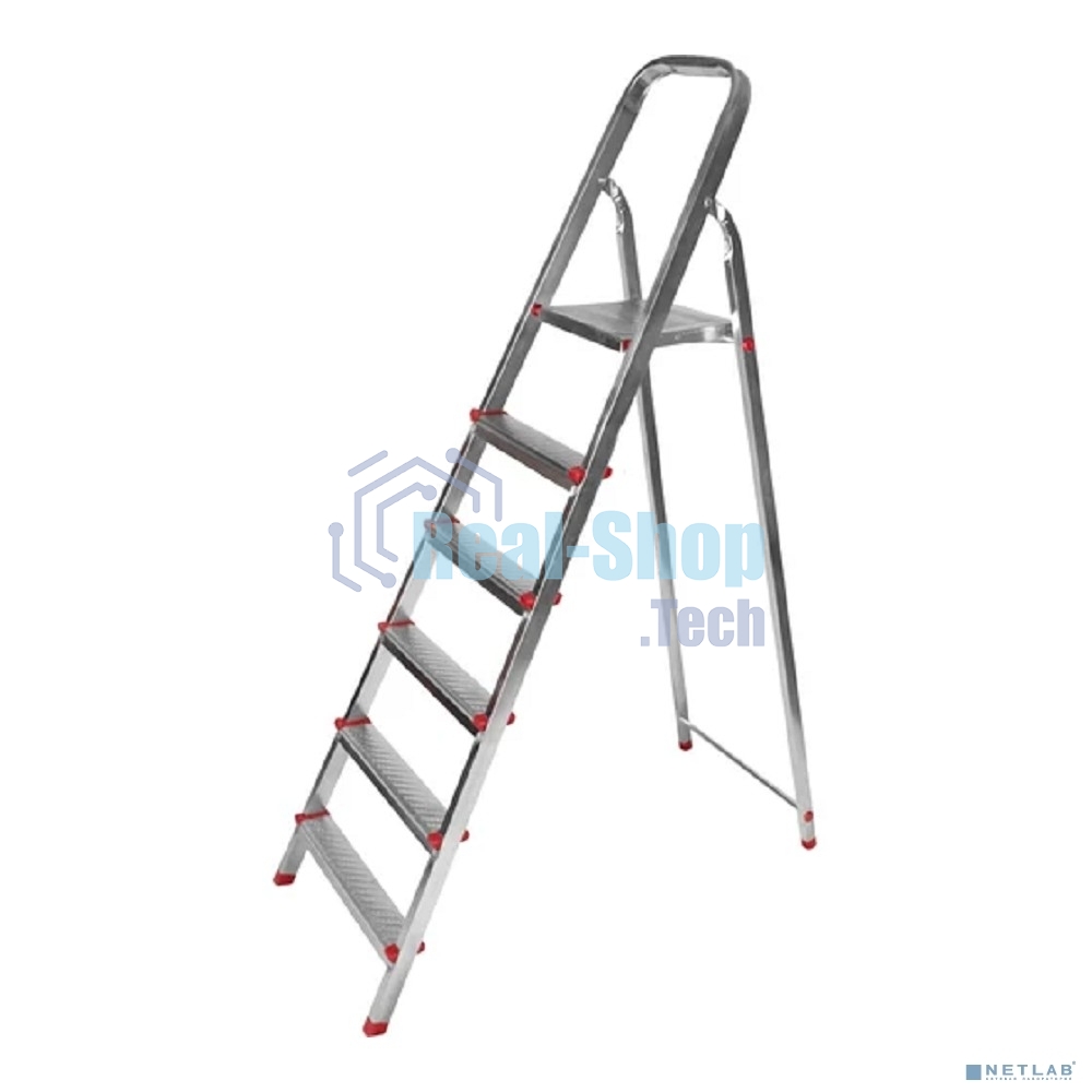 Стремянка металлическая Rexant 6 ступенек, усиленный профиль