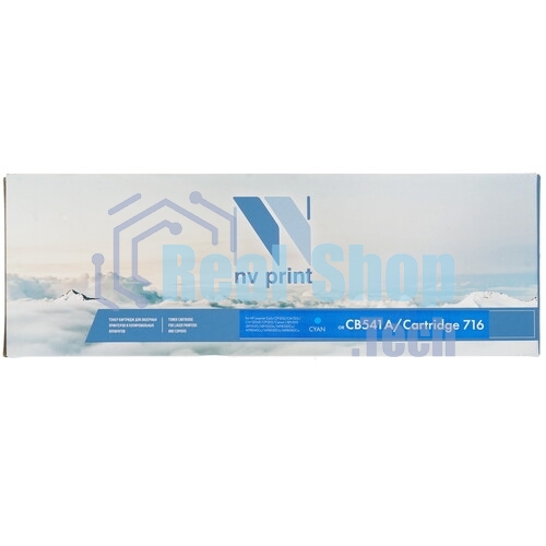 Картридж лазерный NVPrint совместимый HP CB541A/Canon 716 Cyan для LJ Color CP1215/1515/1518/(1400k)