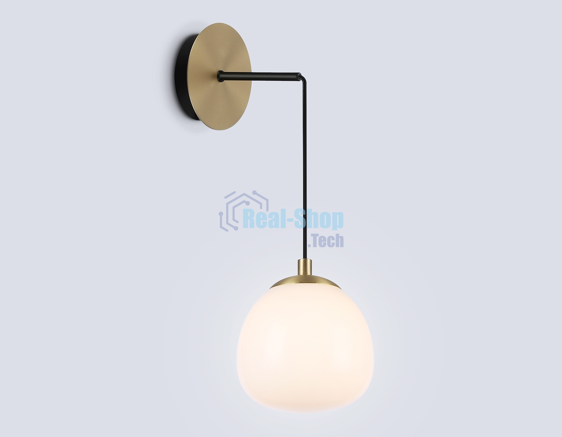 Настенный светильник Ambrella light LH51005 SGD/BK/FR золотой песок/черный/белый матовый G9 max 28W 130*200*400