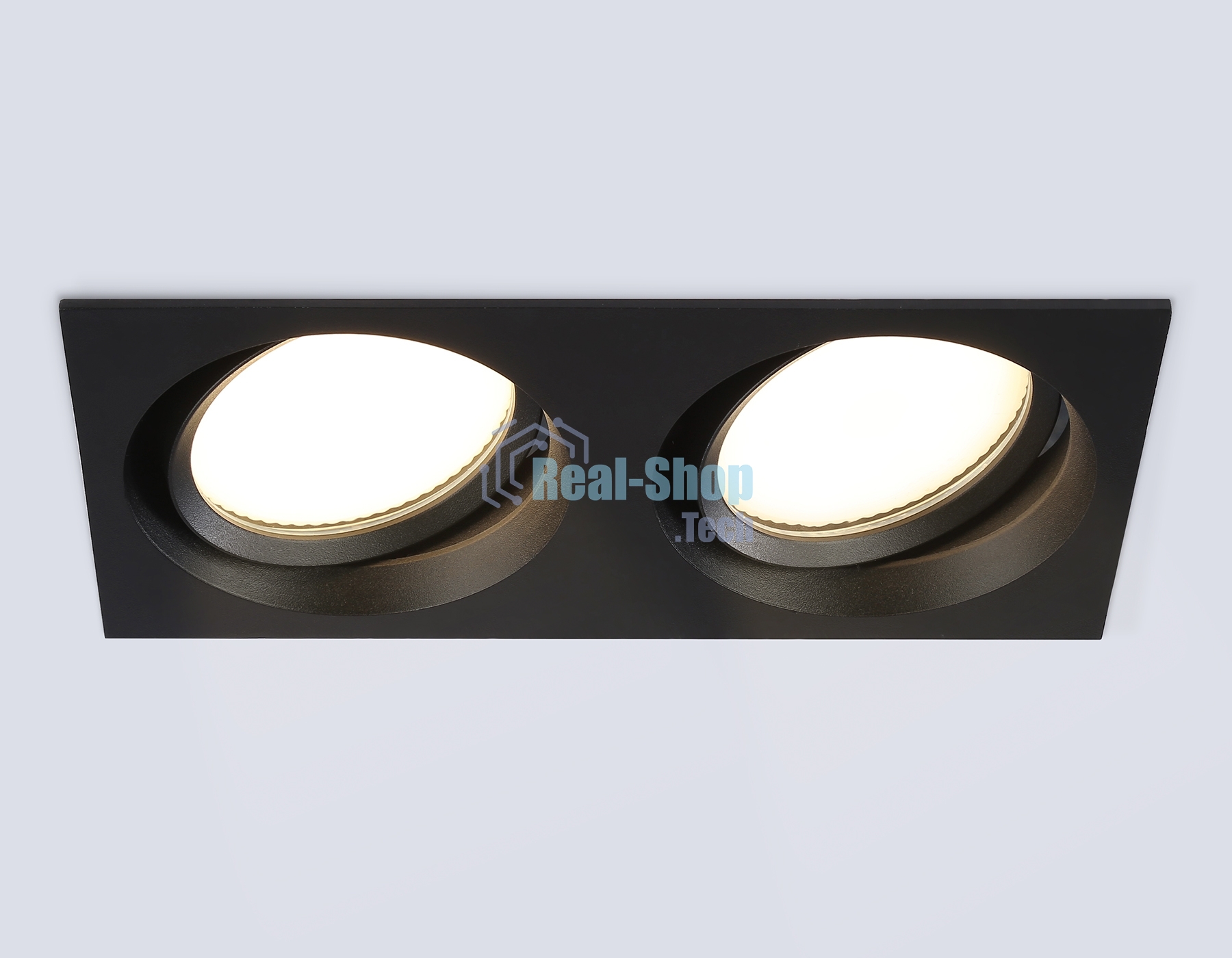 Светильник Ambrella light TN6661/2 BK черный IP44 GX53/2 220*110*48